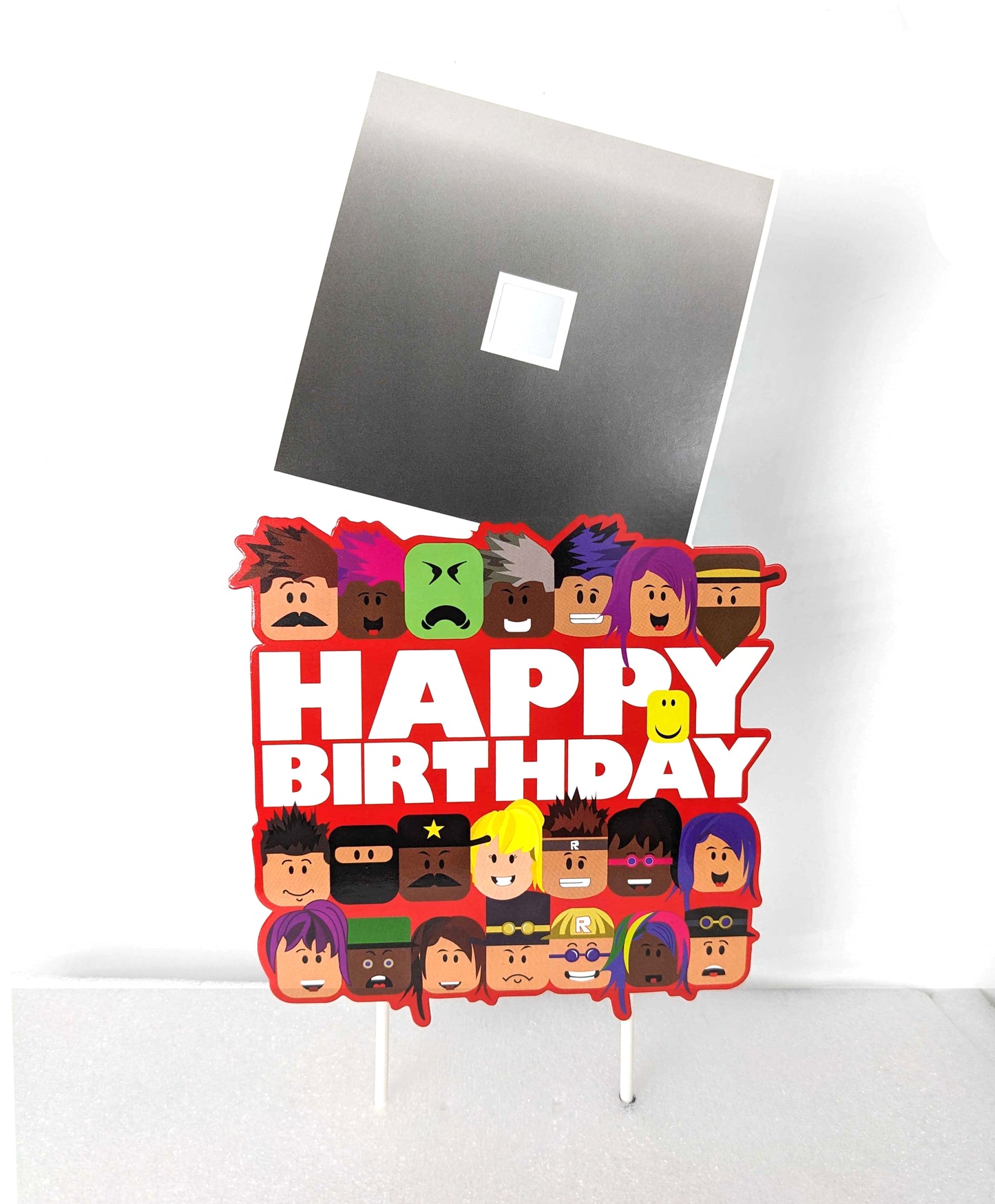 3D Blox Gamer Cake Topper