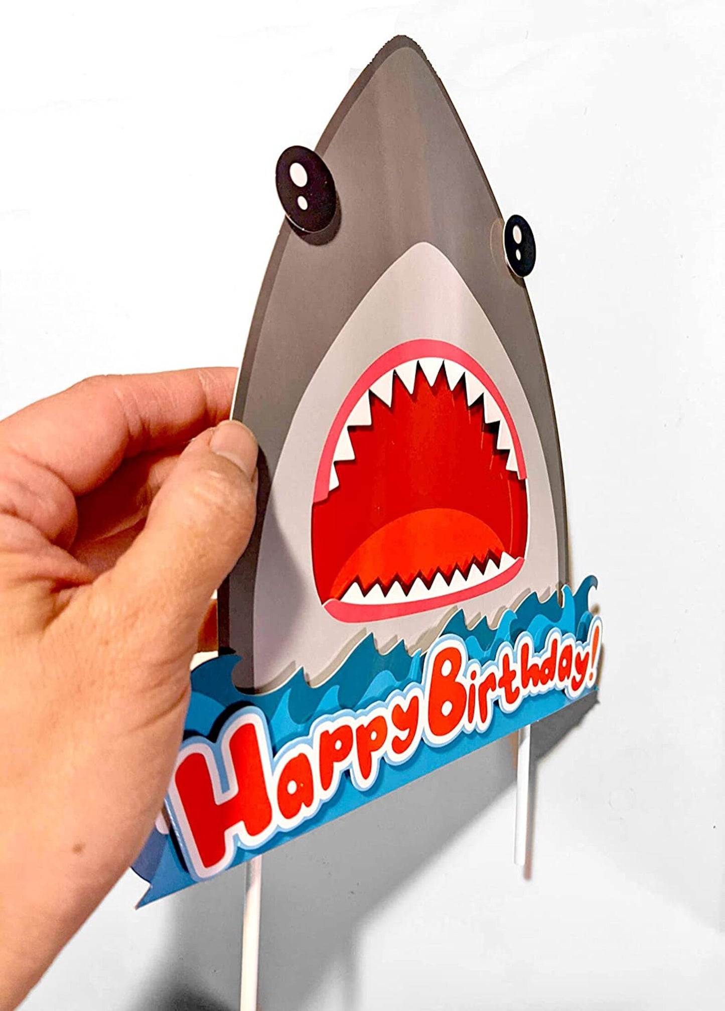 Shark Birthday Cake Topper