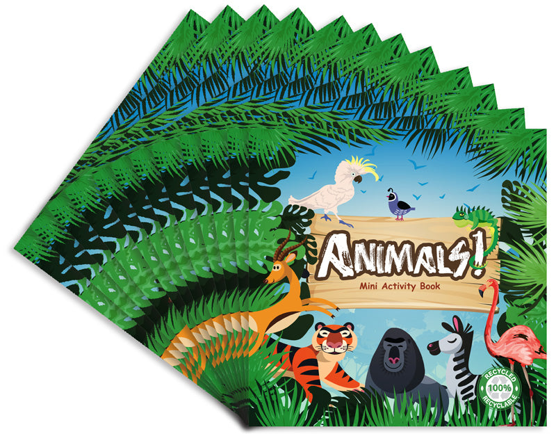 Zoo Mini Activity Books 12-pack